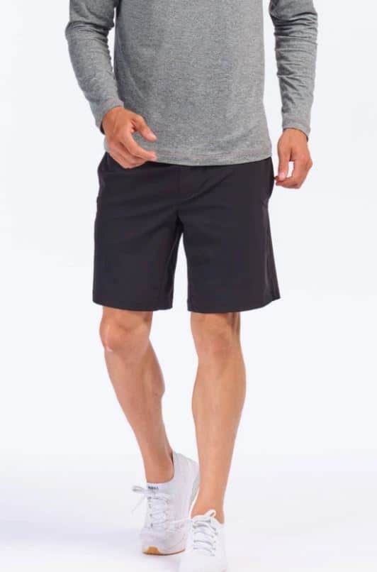The Versatility Shorts in black from Rhone.