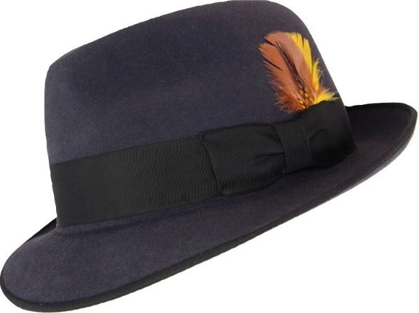 This is the Akubra Hampton Fedora Hat from Hats by the Hundred.
