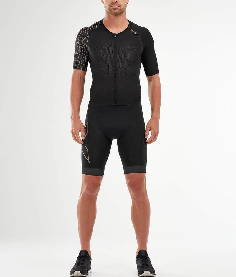 The Compression Full Zip Sleeved Trisuit from Two Times You.