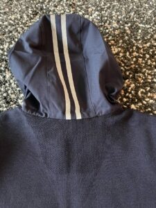 Rear hood of the Elgin Knit Hoody by Canada Goose