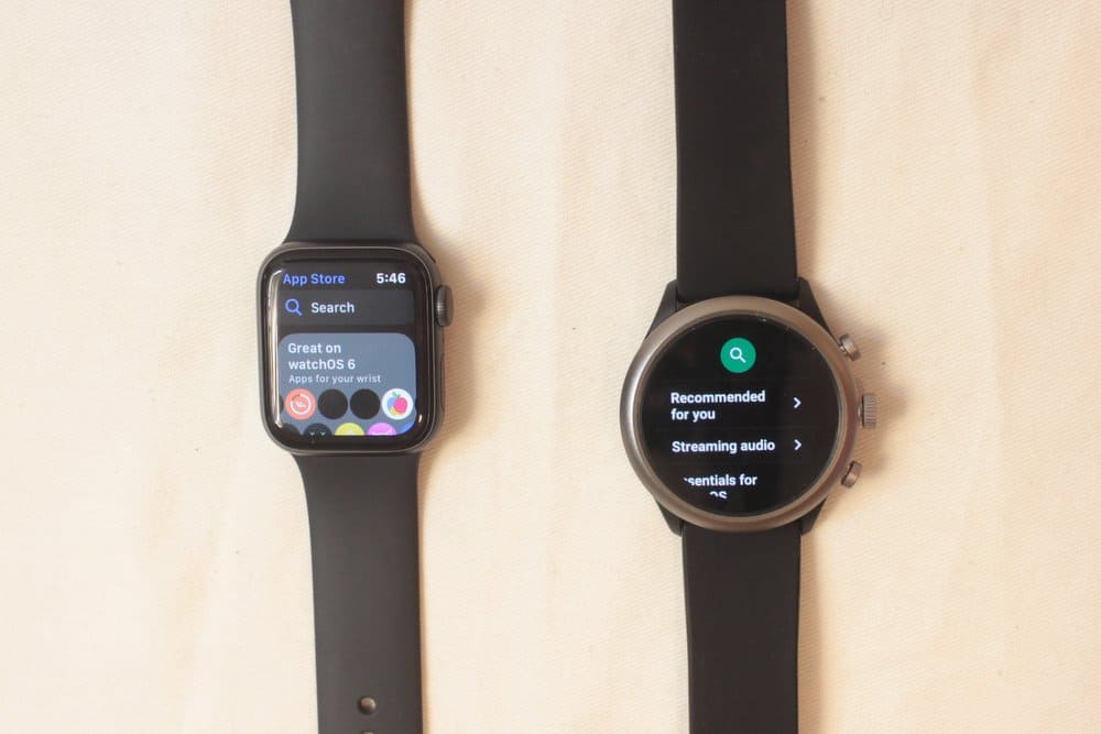 apple watch series 5 vs fossil sport smartwatch app store