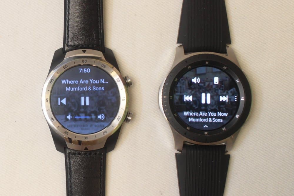 samsung galaxy watch ticwatch pro music