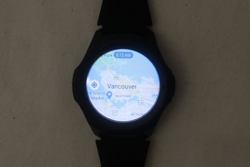 ticwatch e2 google maps