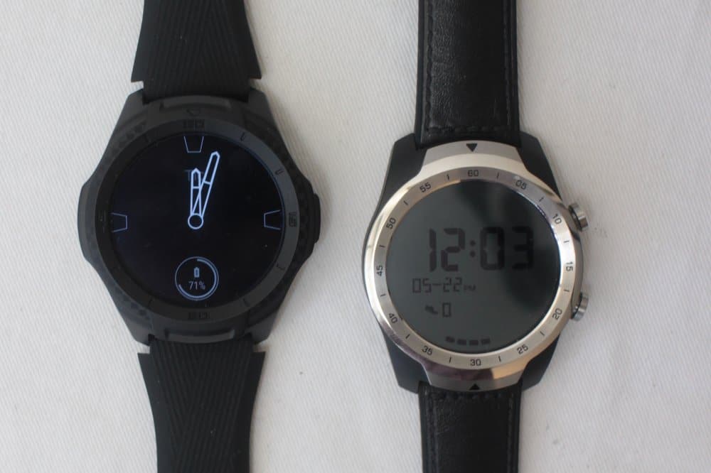 Ticwatch S2 vs Ticwatch Pro always on screen