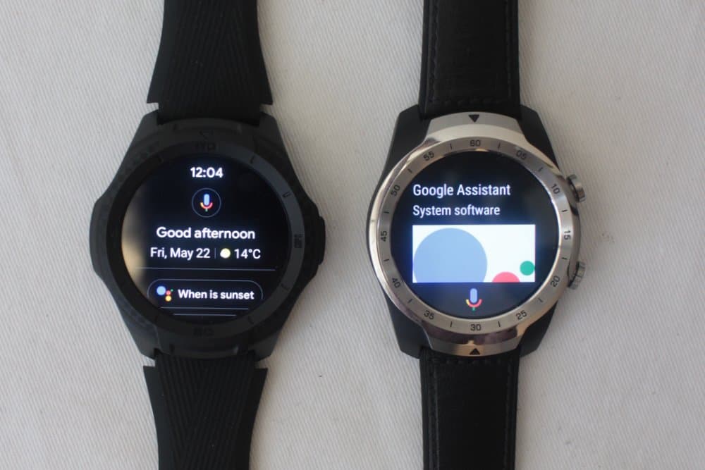 ticwatch s2 vs ticwatch pro google assistant