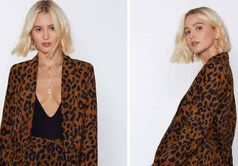 The Year of the Cat Leopard Blazer from Nasty Gal.