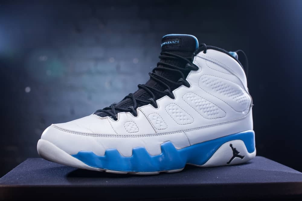 High-top Jordan basketball shoes