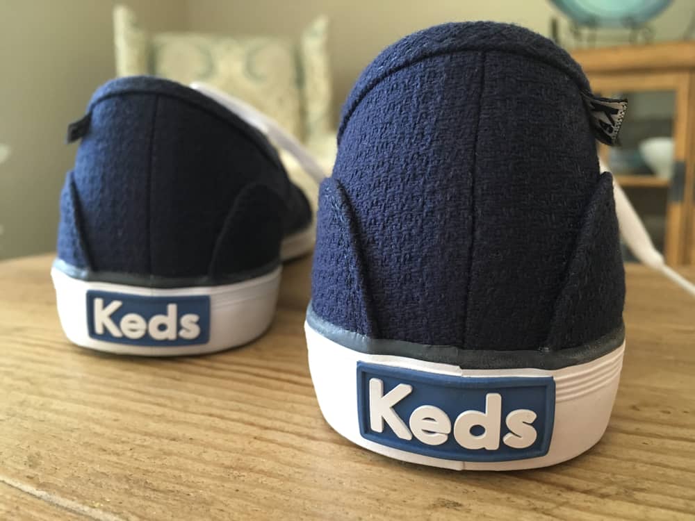 A pair of Keds shoes.