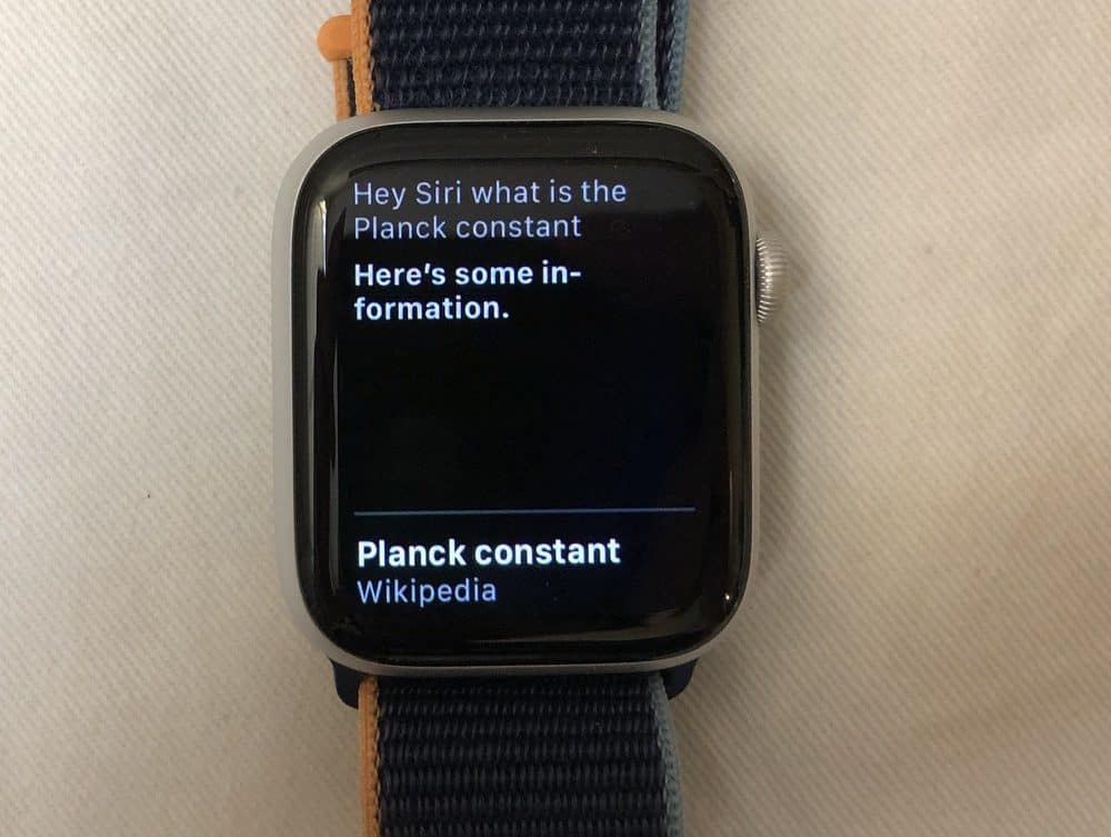 Apple Watch Series 6 Siri