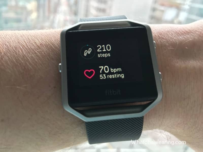 The Fitbit Blaze Heart Rate Monitor.