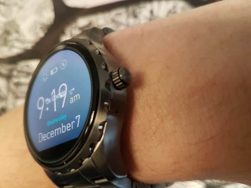 Fossil Q Marshal Smartwatch with date.