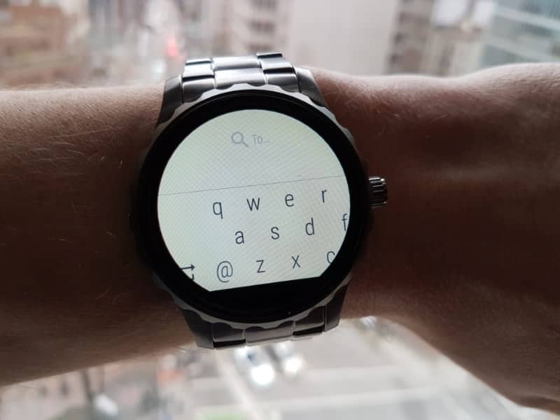 Fossil Q Marshal Smartwatch with keypad.