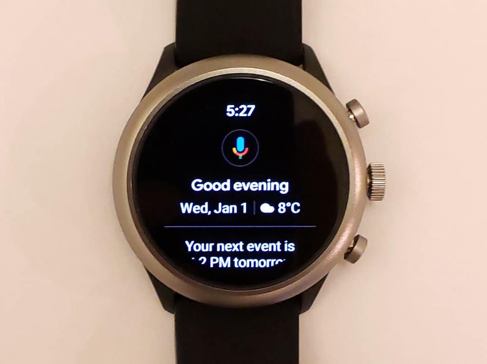 Fossil Sport Smartwatch Google Assistant
