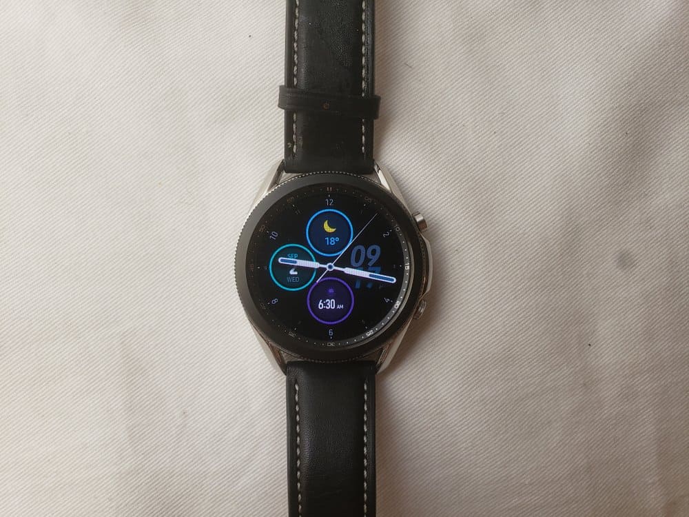 Samsung Galaxy Watch3 main screen