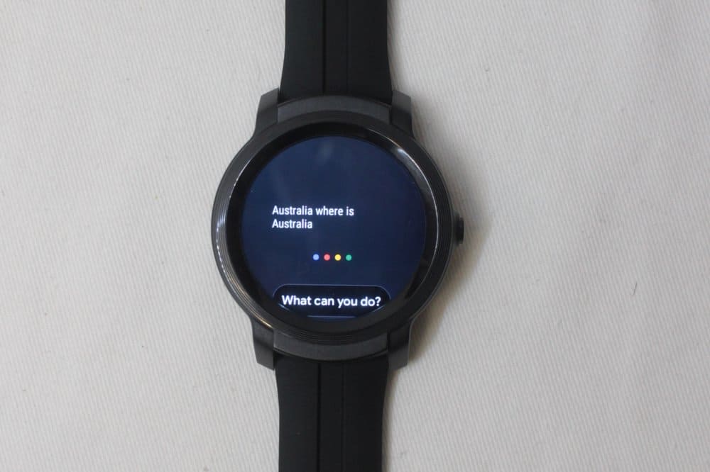 ticwatch e2 asking google assistant