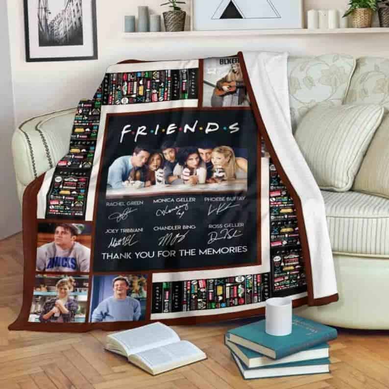 A Friends signature quilt from Etsy.