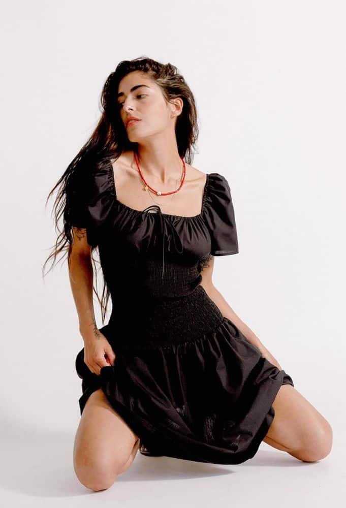 Ciao Lucia Chiara Dress Black Cotton