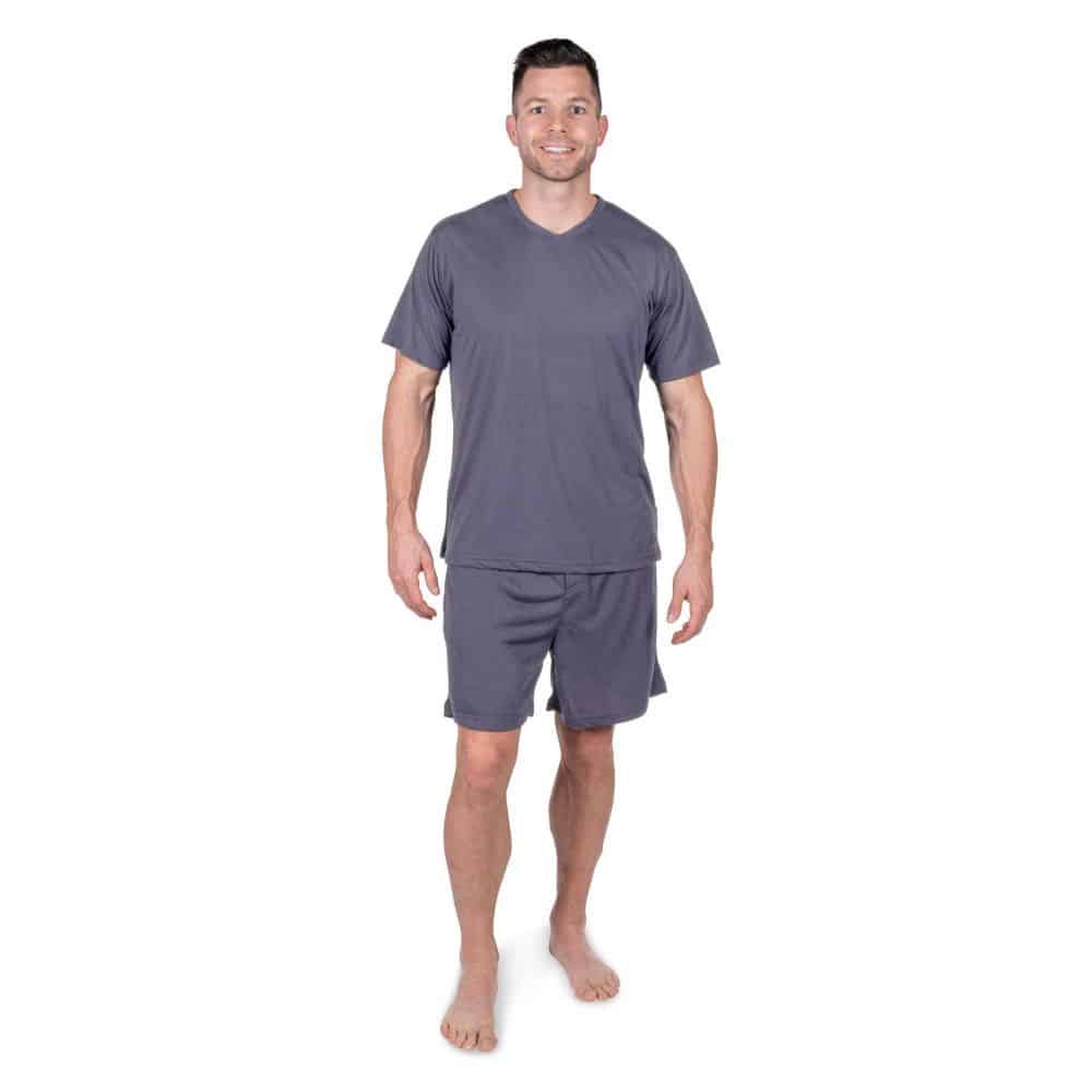 Cool-Jams Men's Moisture Wicking Boxer Pajama Set