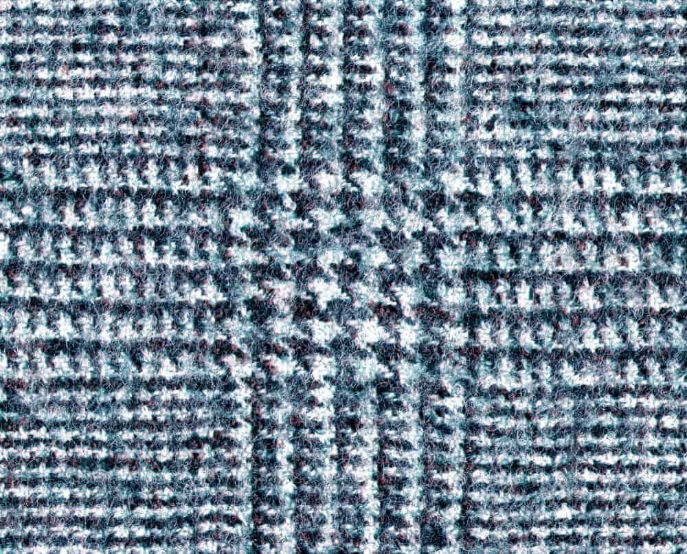 Wool fabric in glen check pattern.