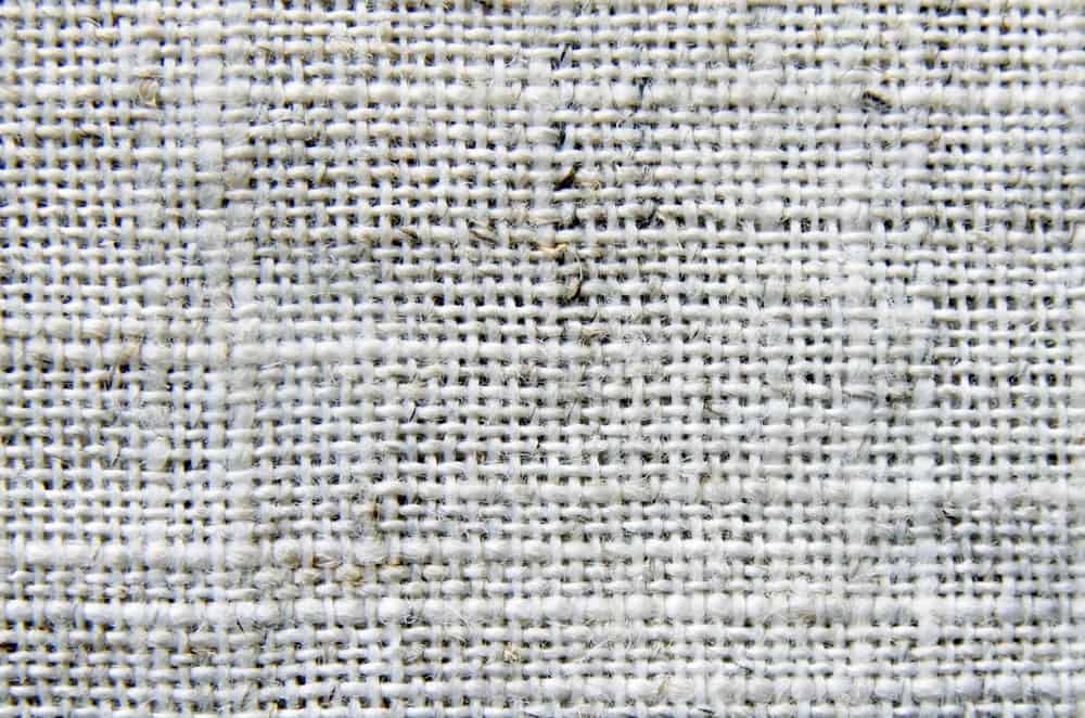 This is a close look at a weaved piece of cloth.