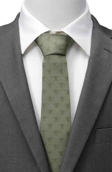 The Star Wars™ The Mandalorian The Child Silk Tie from Nordstrom.