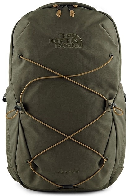 The Jester Backpack in green from the Northface.