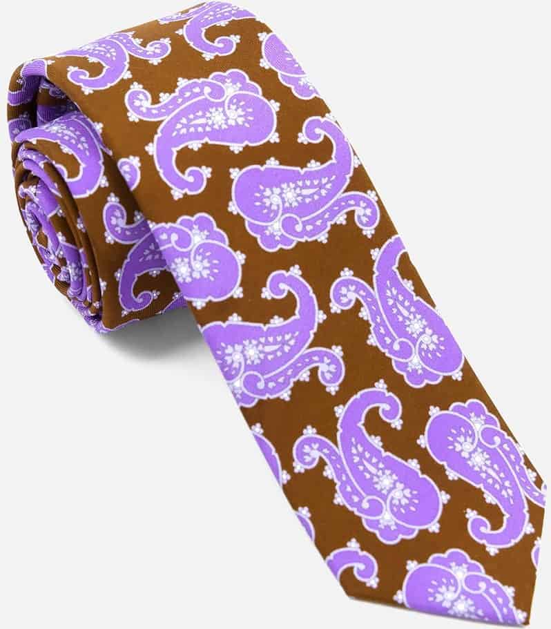 The Wild Paisley Lavender Tie from The Tie Bar.