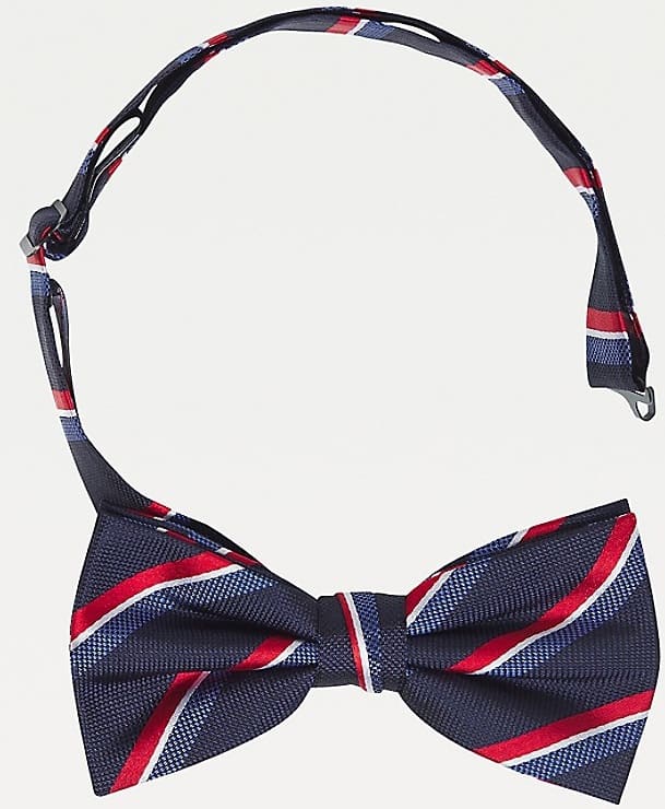 The Microprint Silk Bow Tie from Tommy Hilfiger.