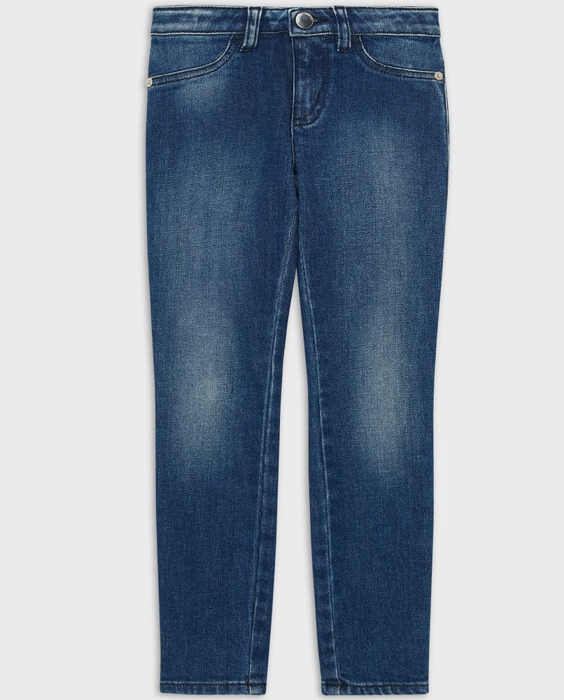 The J32 Jeans in stonewashed denim from Armani.