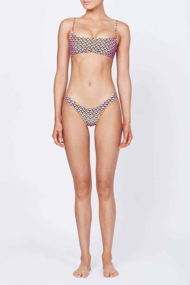 The Mica Seles patterned bikini from Triangl.