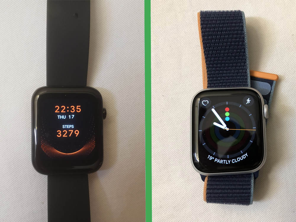 Ticwatch GTH vs Apple Watch Series 6 main
