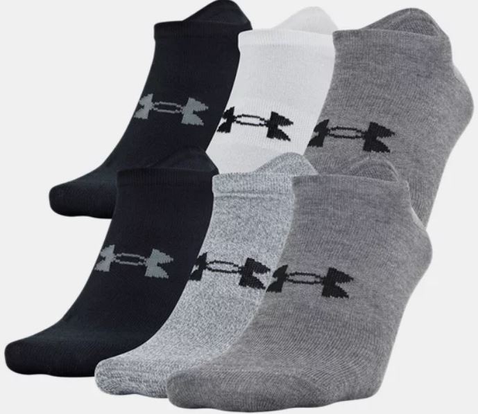 The Men's UA Essential Lite 6-Pack Socks from Under Armour.