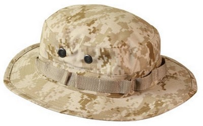 The Digital Desert Camouflage Boonie Hat from Army Navy Shop.