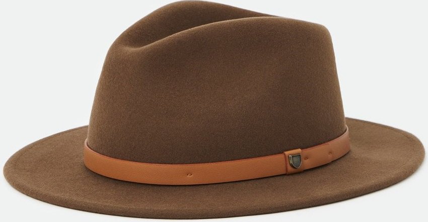 This is the Messer Fedora in toffee color from Brixton.