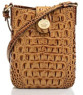 The Marley in patterned brown leather by Brahmin.